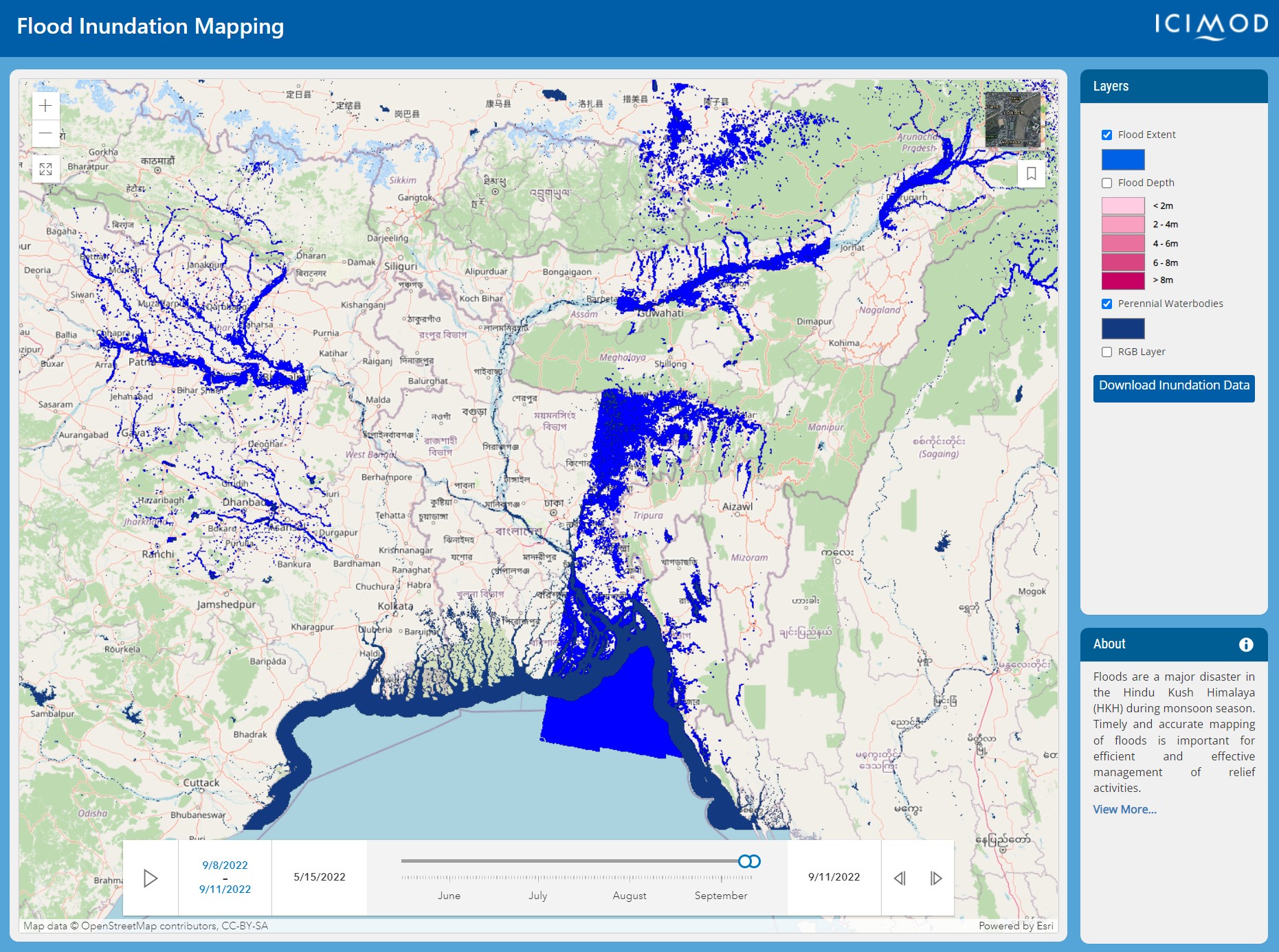 Flood Inundation Mapping (HydroSAR)